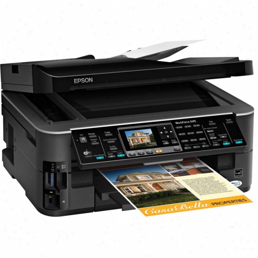 Epson Workforce 645 Multifunction Office Machine And Printer