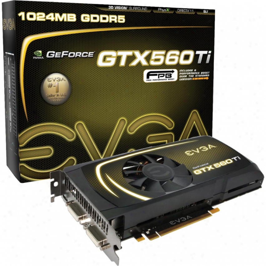 Evga 01g-p3-1561-ar Geforce Gtx 560 Tu 1gb Gddr5 Pci Express 2.0 X16 Video Card