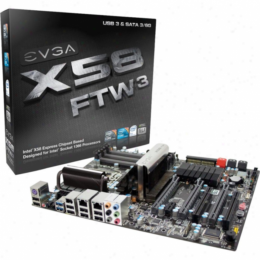 Evga 132-gt-e768-kr Lva 1366 Intel X58 Atx Motherboard