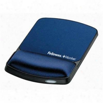 Fellowes Gel Wristrest/mousepad Sapphir