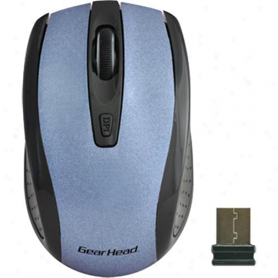 Gear Hewd 2.4 Ghz Wireless Touch Nano Mouse - Blue - Mp2125blu