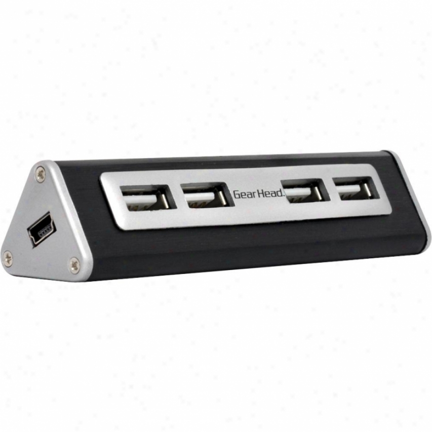 Gear Head 4-port Usb 2.0 Triangle Hub