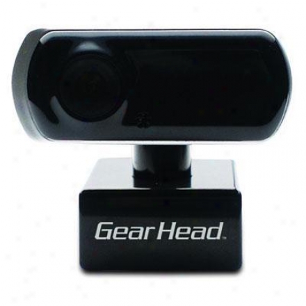 Gear Head Acute 8.0 Mp Webcam Black