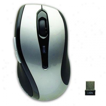 Gear Head Tilt Deviate Mouse Silver