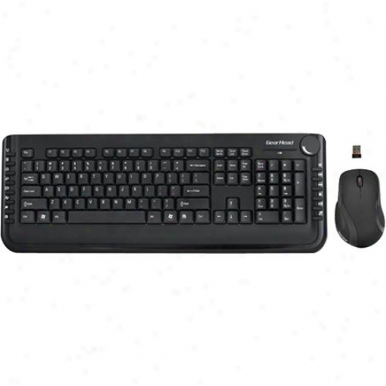 Gear Head Wireless Desktop/5 Button Mous