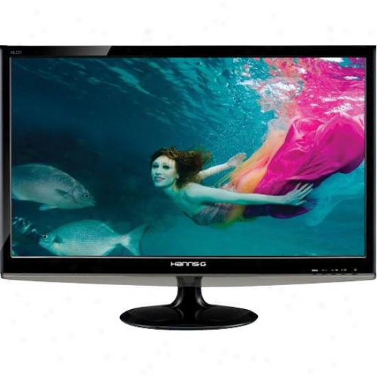 Hannspree 23" Lcd Monitor With Speakers Sl23ldpb