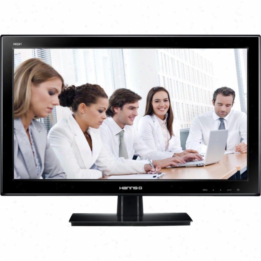 Hannspree 24" Class Lcd Monitor With Speakers - Hk241dpb