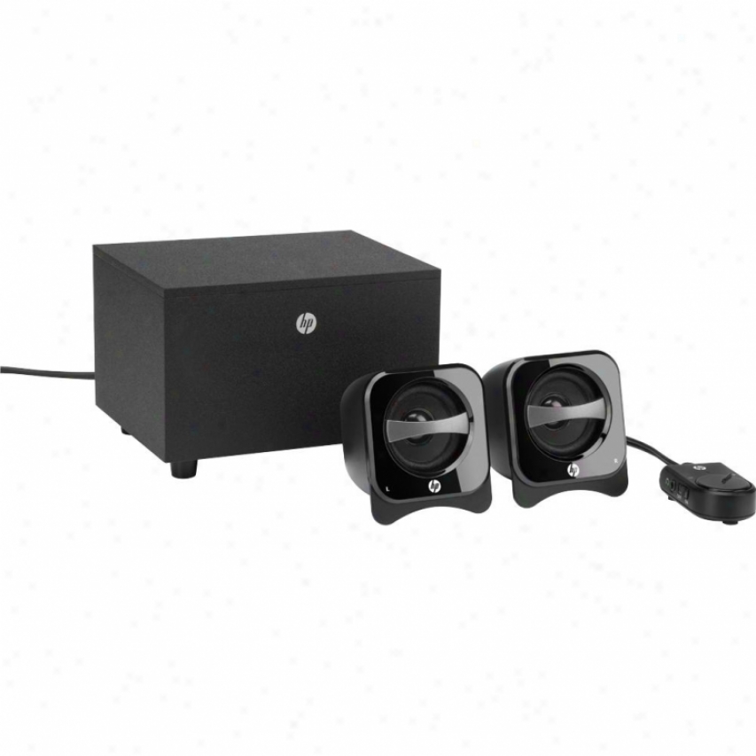 Hp 2.1 Compact Speaker System W/ Subwoofer - Br386aa#abl