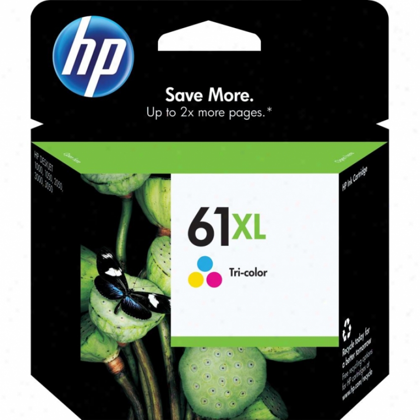 Hp 61xl Tricolor Ink Cartridge - Ch564wn#140