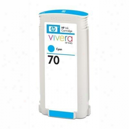 Hp 70 Cyan 130 Ml Ink Cartridge