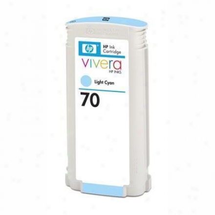 Hp 70 Light Cyan 130 Ml Ink Cart