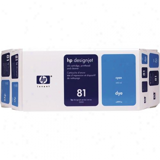 Hp 81 Cyan Ink Value Pack, Hp C4991a