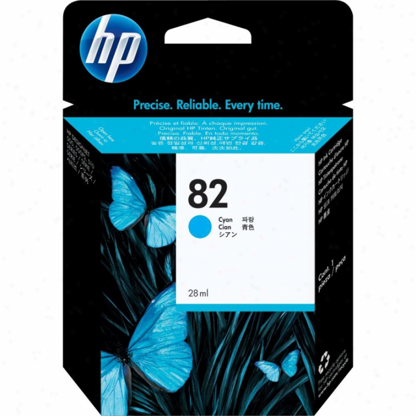 Hp 82 Cyan Ink Cartridge