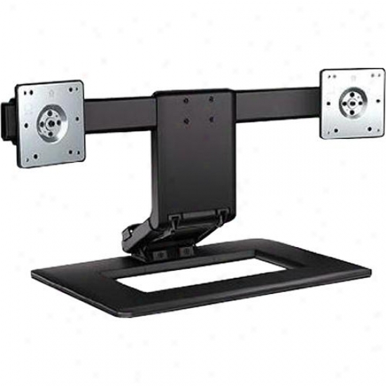 Hp Adjustable Dual Monitor Stand 24 Inches Aw664aa