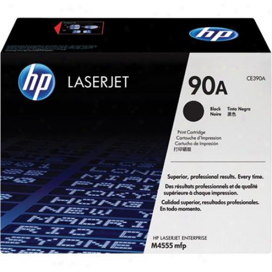 Hp Black Toner Cartridge 90a Ce390a