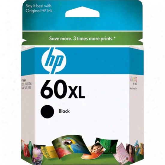 Hp Cc641wn 60xl Black Ink Cartridte