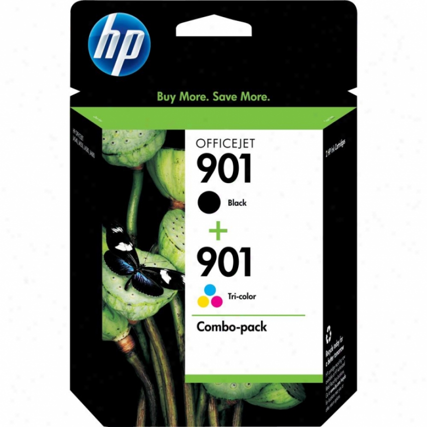 Hp Cn069fn 901 Combo-pacm Black/tri-color Officejet Ink Cartridges