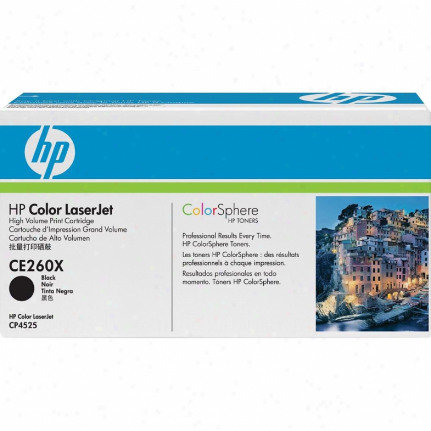 Hp Color Laserjet Ce260x Black Print Cartridge