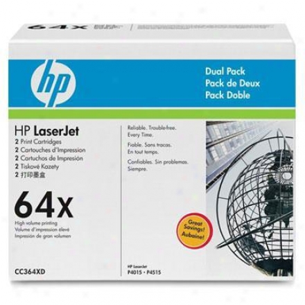 Hp Laserjet 64x Dual Pack Toner Cartridge Pack