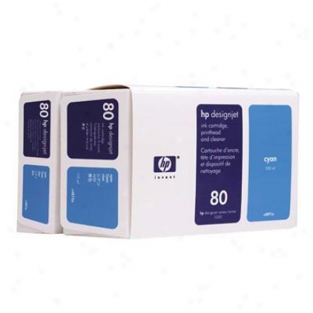 Hp No 80 Cyan Value Pack, Ww