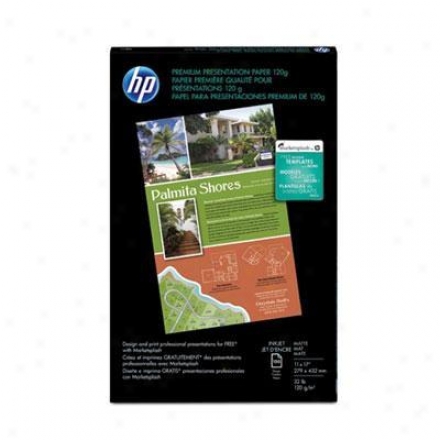 Hp Premium Inkjet Matte Presentation Paper Ch019a