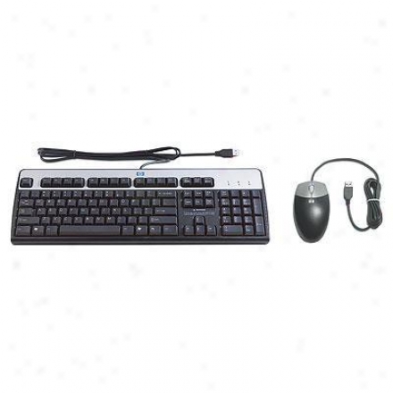 Hp Usb Mouse - Keyboard - Mouse Pad Desktop Kit