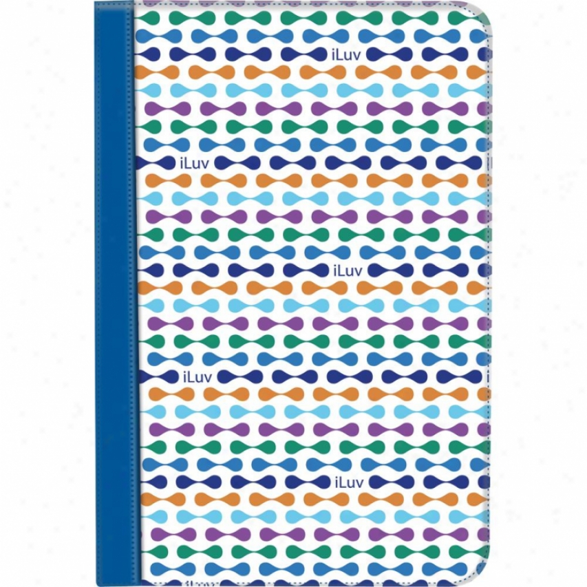 Iluv Festival Notebook Folio Case For Kindle Touch - Blue