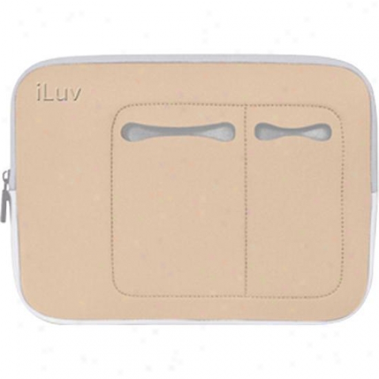 Iluv Icc2010 9.7" Neoprene Sleeves For Ipad 2 - Beige