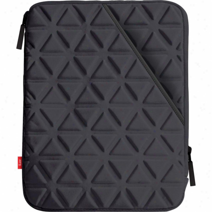 Iluv Iss2101 X-tra Padded Neoprene Sleeve For 10.1" Samsung Galaxy Tab - Black