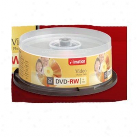 Imation 4x Dvd-rw 4.7gb 25pk Single-si