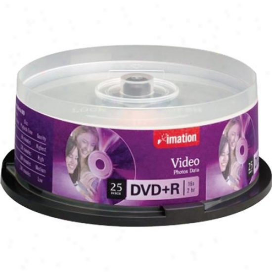 Imation Dvd+r 16x 25-pack Spindle - 17194