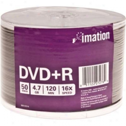 Imation Dvd+r 4.7gb 50pk Shrinkwrapped