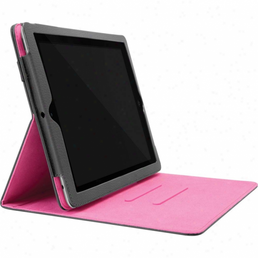 Incase Book Jacket Select For Ipad 2 - Gray/pink - Cl57954