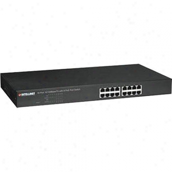 Imtellinet 16-pott Ethernet Rkmnt Switch
