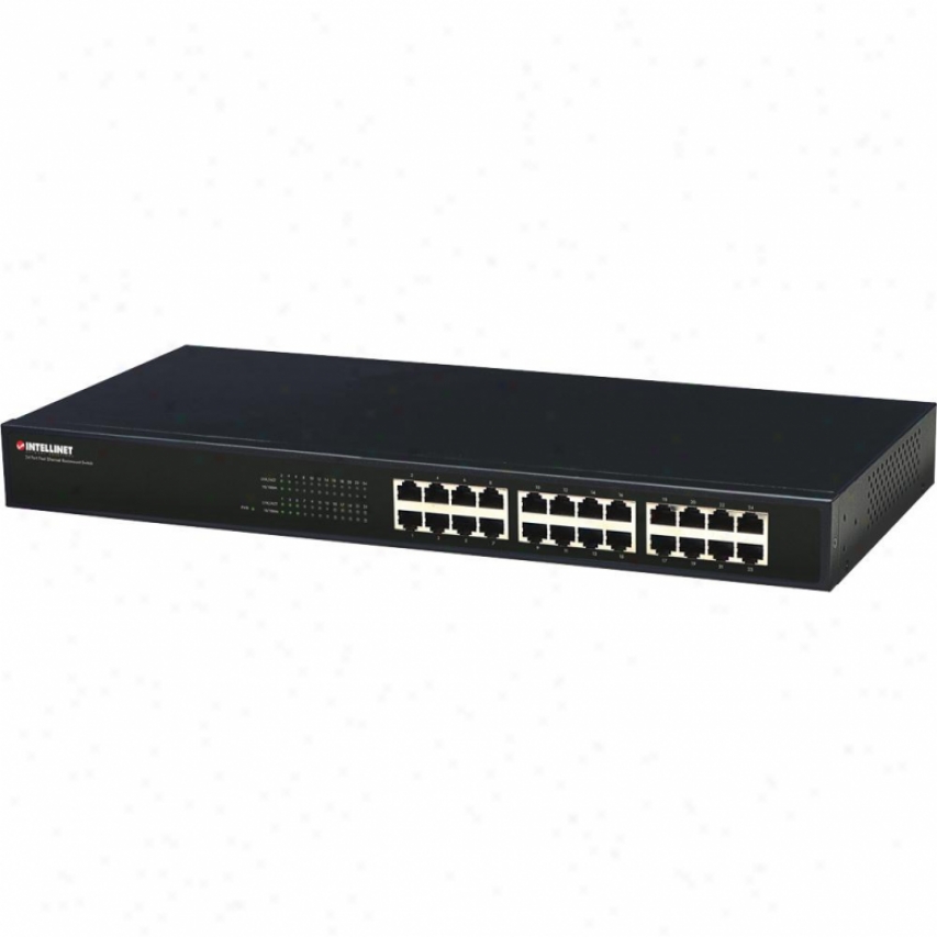 Intellinet 24 Port Ethernet Rckmnt Switch