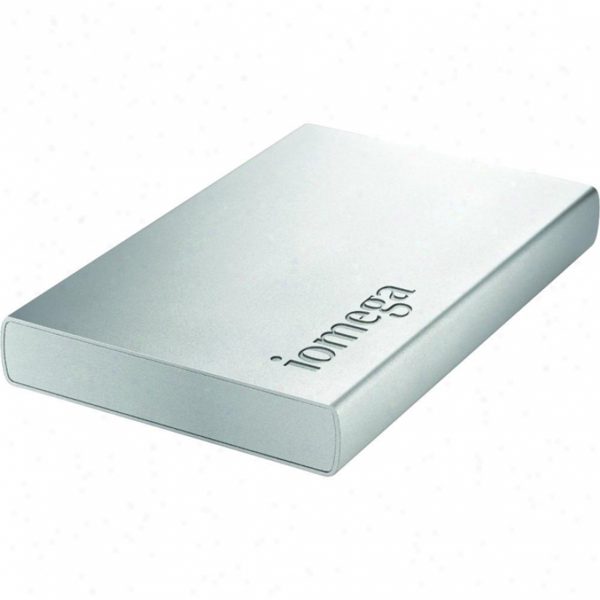 Iomega 1tb Usb 2.0 Helium Portable Hard Drive - 35423 - Silver