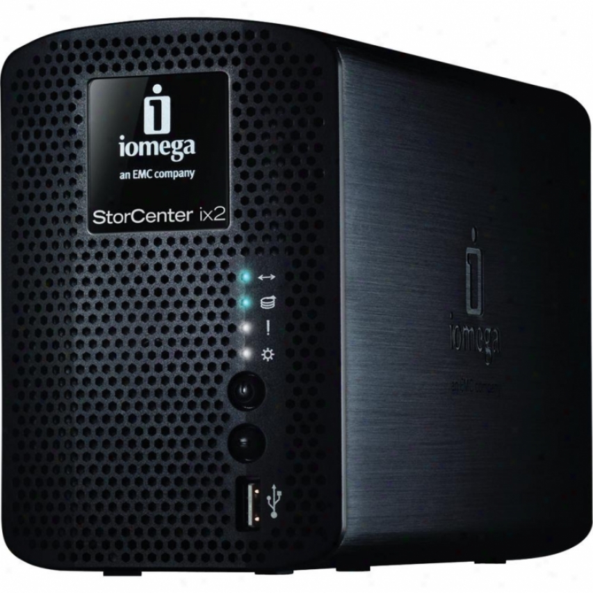 Iomega Storcenter Ix2-200 Network Storage 2tb Hard Drive - Cloud Edition