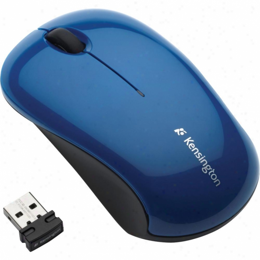 Kensington Mouse For Life - Wireless Three Button Usb Mouse - Blue - K72412us