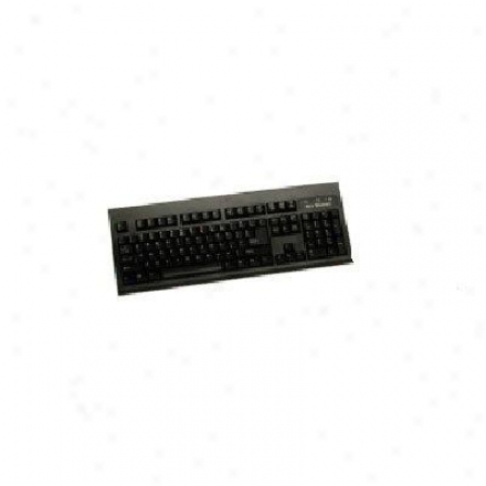 Keytronics Black Usb Keyboard W/2port Hub
