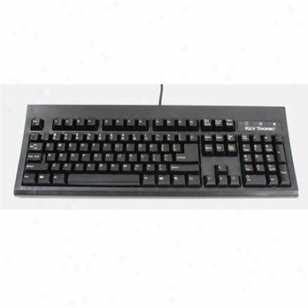 Keytronics Usb Cqble Keyboard Black