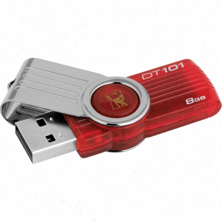 Kingston 8gb Datatraveler 101 Gen 2 Flash Drive, Red