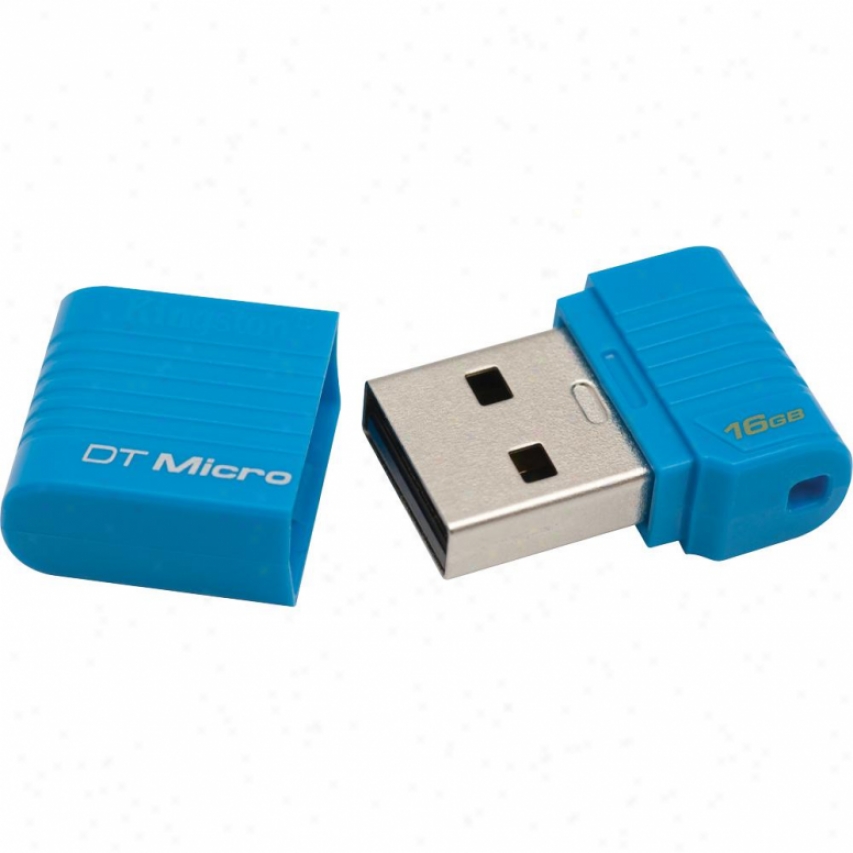 Kingston Data Traveler Micro 16gb Usbb Flash Drive - Dtmc/16gb