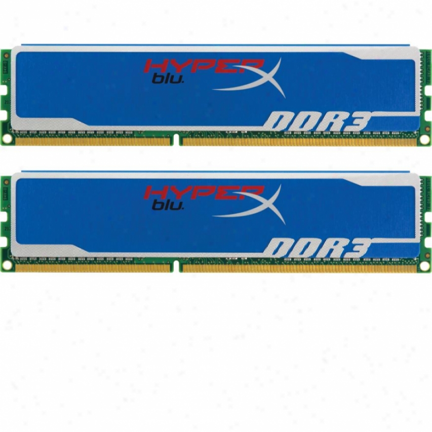 Kingston Hypdrx Blu 8gb (2x4gb) Ddr3 Sdram Desktop Memory - Khx1600c9d3b1k2/8gx