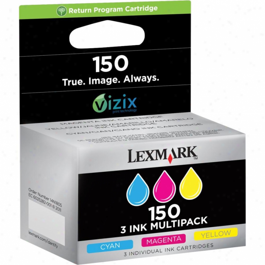 Lexmark 150 Color (cmy) Return Program Ink Cartridge - 14n1805