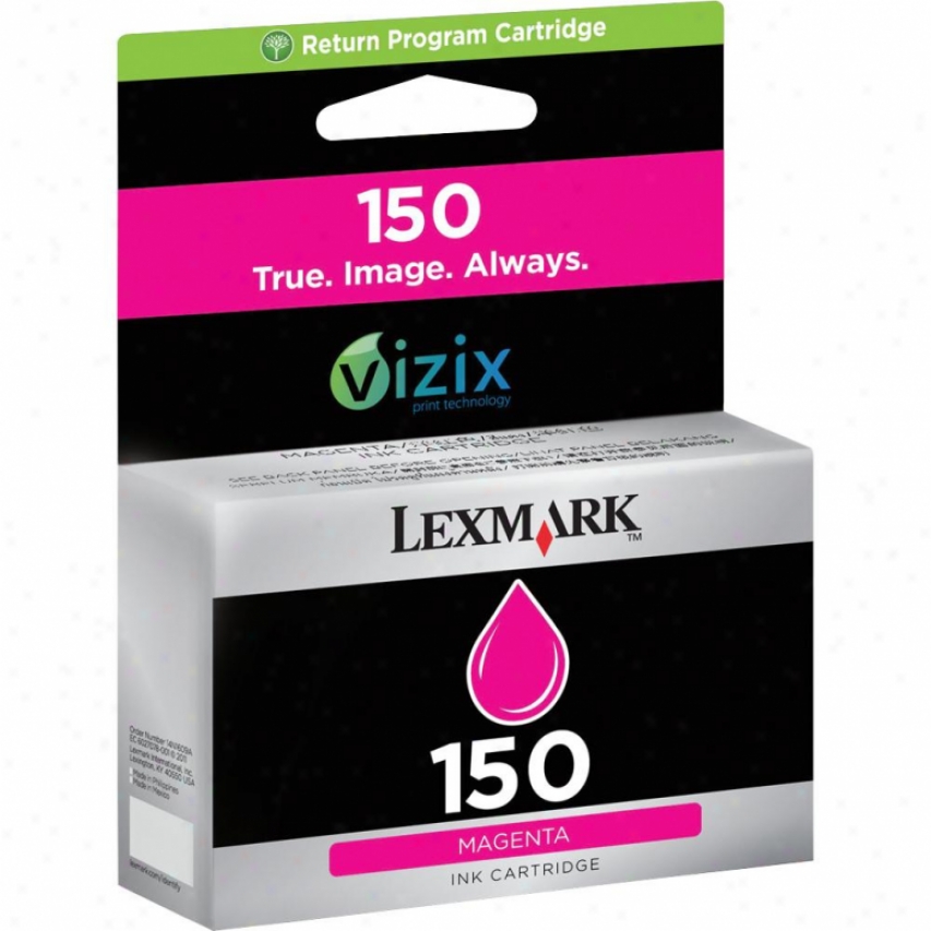 Lexmark 150 Magenta Retur nProgram Ink Cartridge - 14n1609