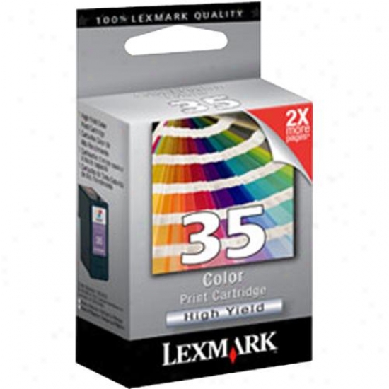 Lexmark 18c0035 #35 High Yield Color Inkjet Print Cartridge