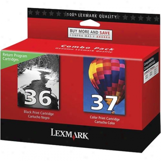 Lexmark 18c2229 36/37 Black / Color Cokbo Cartridge Pack