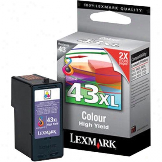 Lexmark 18y0143 43xl Color Ink Cartridge