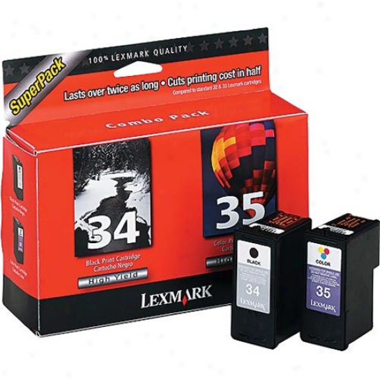 Lexmark #34 #35 Twin Collection Black & Colo