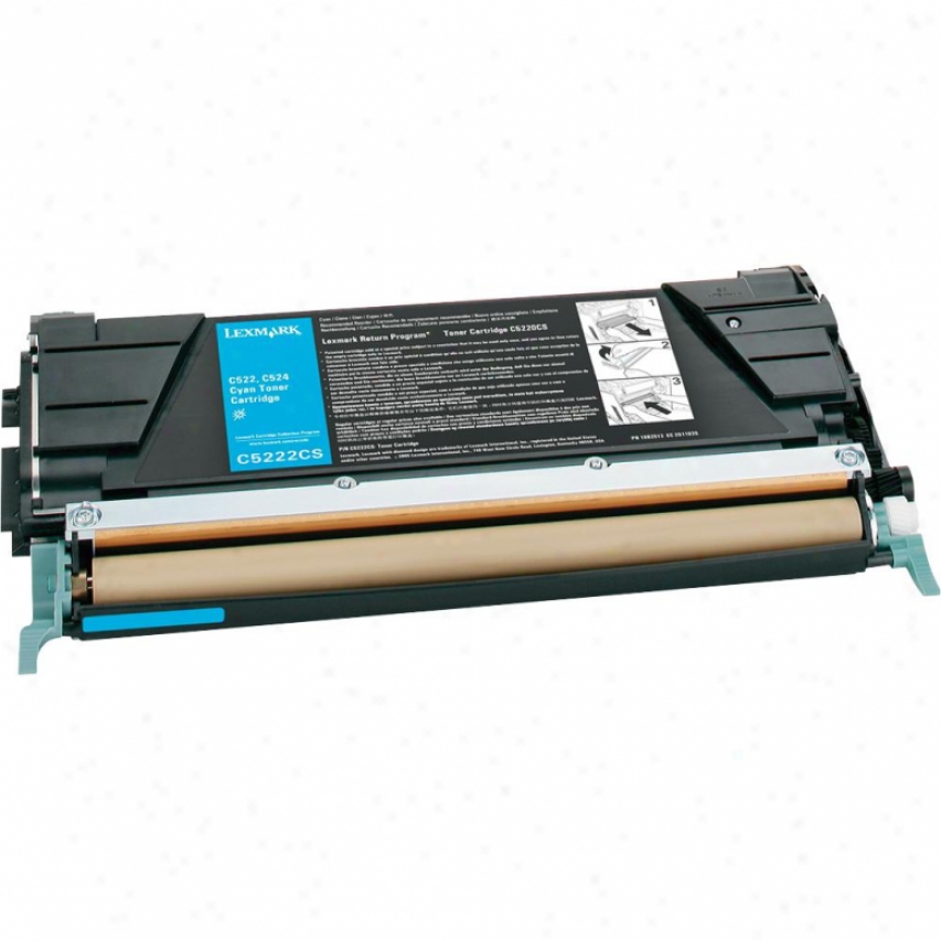 Lexmark C5222cs Cyan Toner Cartridge